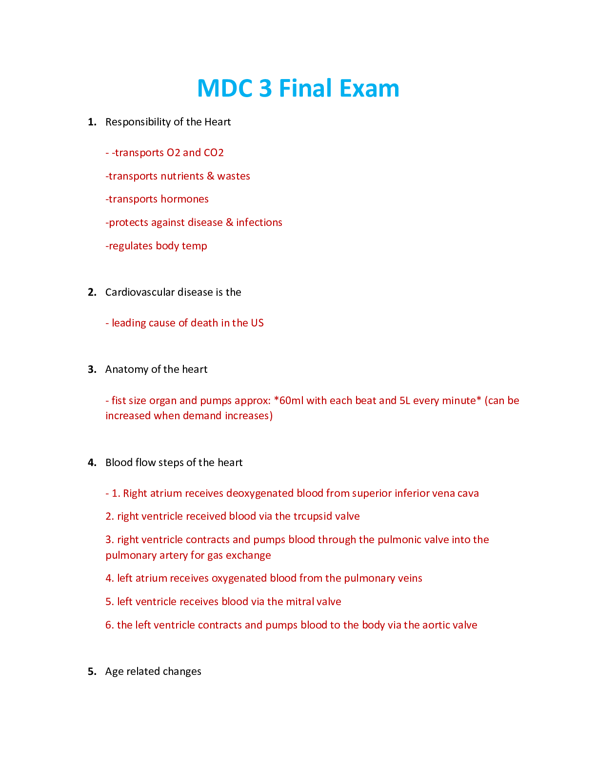 Preview image for NUR 2502 / NUR2502 Final Exam Study Guide: Multidimensional Care III / MDC 3 Final Exam Study Guide (Latest 2021/2022) Rasmussen